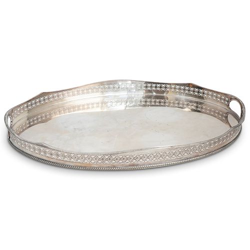 ENGLISH SILVER PLATED OVAL