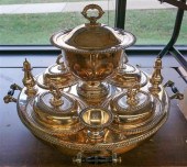 ENGLISH SILVER PLATED REVOLVIN