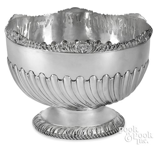 ENGLISH SILVER PUNCH BOWL