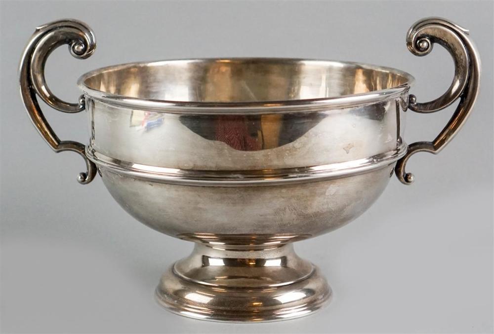 ENGLISH SILVER PUNCH BOWL,