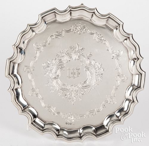 ENGLISH SILVER SALVER,