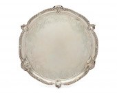 ENGLISH SILVER SALVER, LONDON,