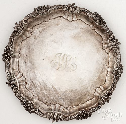 ENGLISH SILVER SALVEREnglish silver