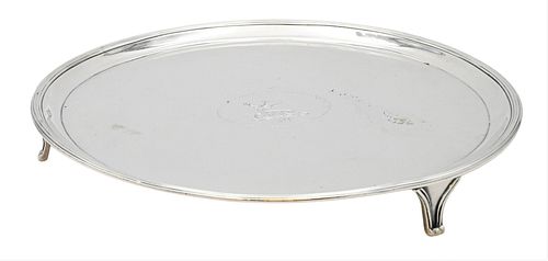 ENGLISH SILVER SALVEREnglish Silver