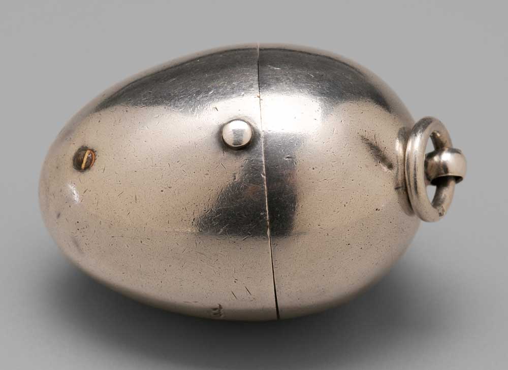 English Silver Sewing Egg London,