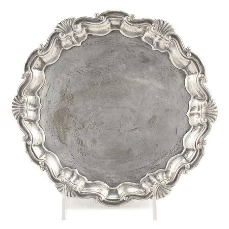 English Silver Shell Molded