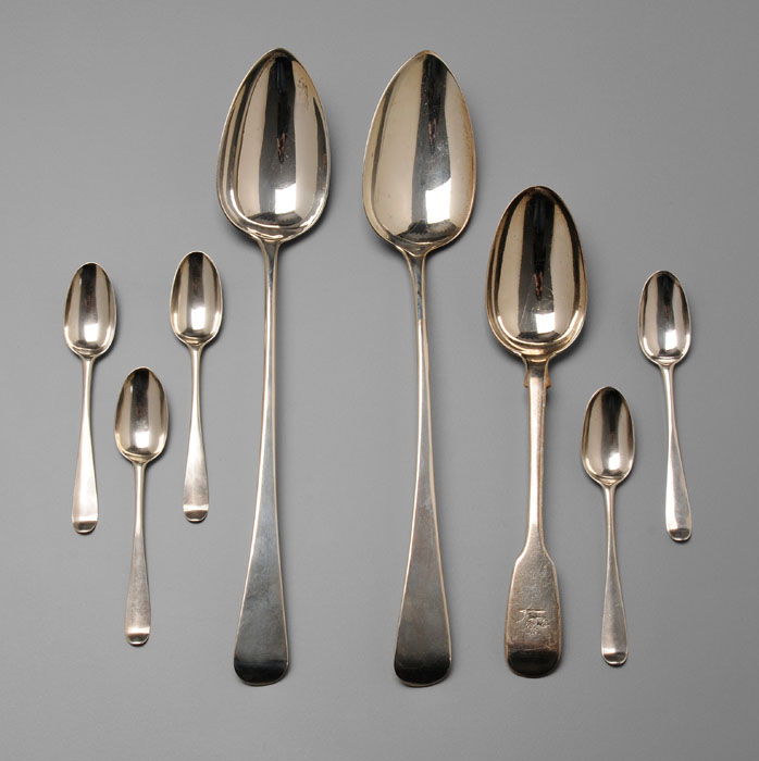 English Silver Spoons two