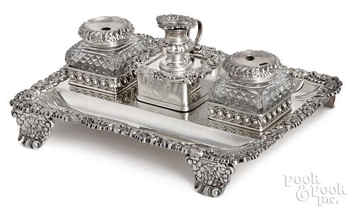 ENGLISH SILVER STANDISH,