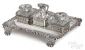 ENGLISH SILVER STANDISH, 1819-