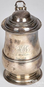 ENGLISH SILVER TANKARD OF PHIL