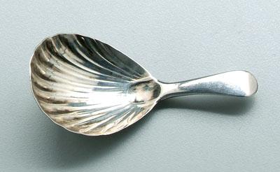 English silver tea caddy spoon,