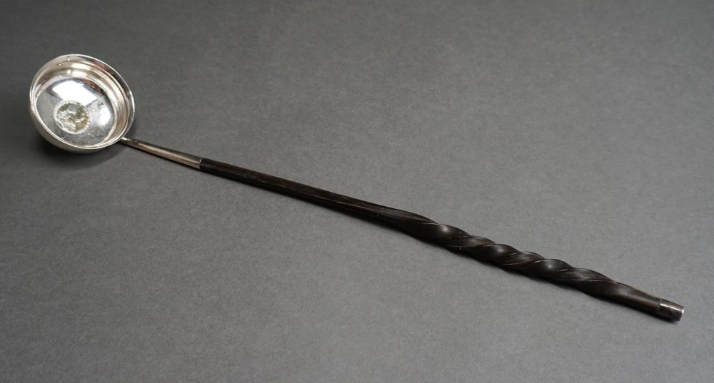 ENGLISH SILVER TODDY LADLE WITH