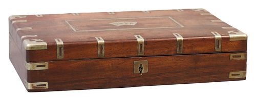 ENGLISH SILVER-TONE METAL INLAID