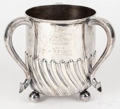 ENGLISH SILVER TYG OF CANADIAN