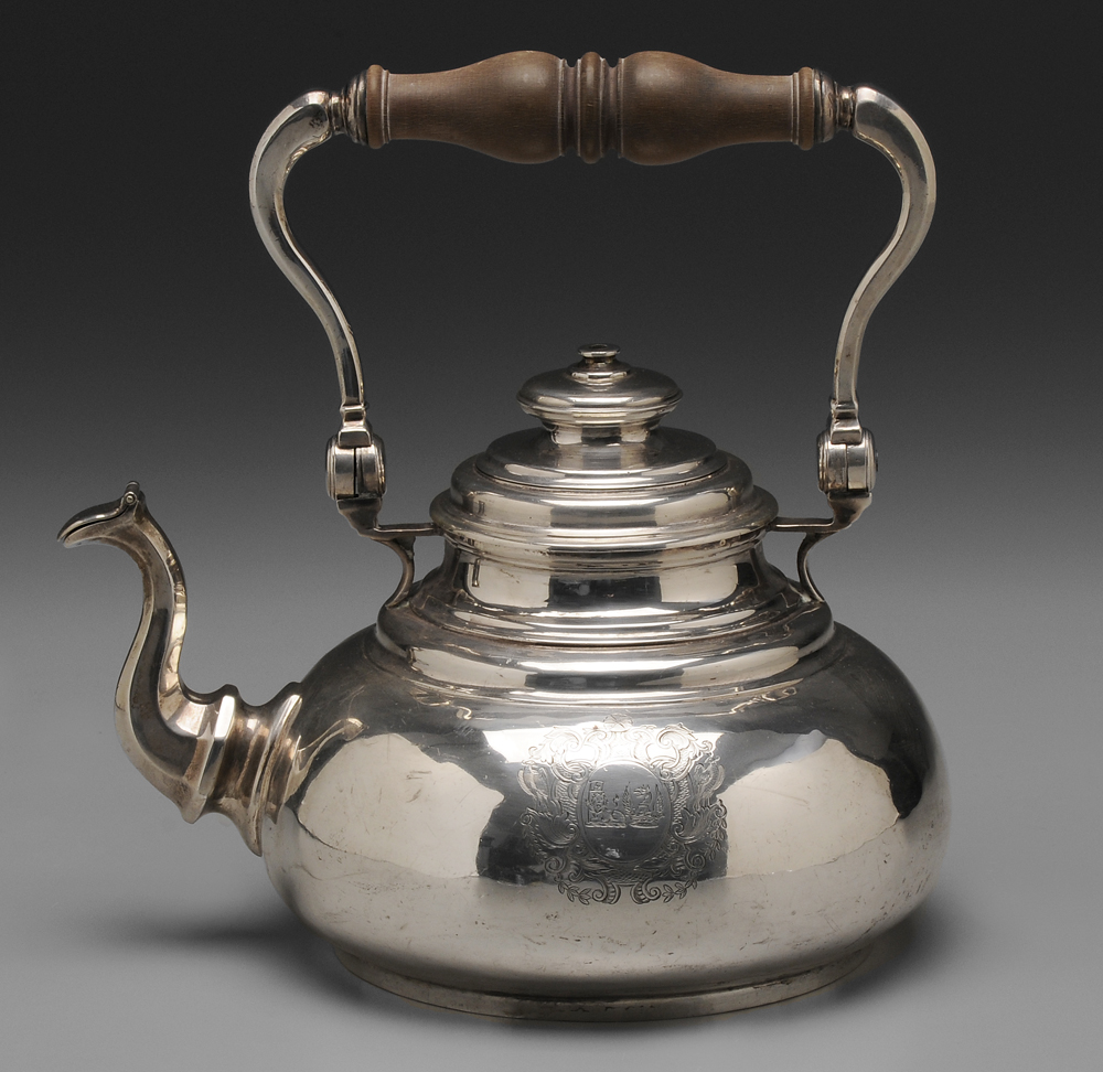 English Silver Water Kettle London,