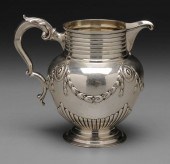 English Silver Water Pitcher L