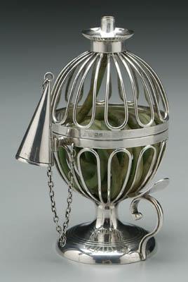 English silver wax jack, open