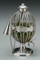 English silver wax jack, open