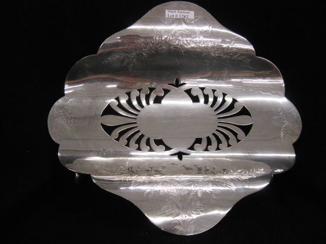 English Silverplate Bread Tray