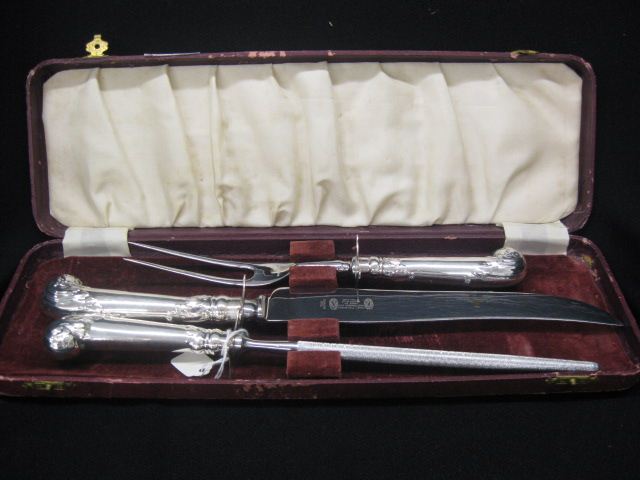 English Silverplate Carving Set