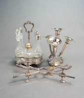 ENGLISH SILVERPLATE CRUET, EPE