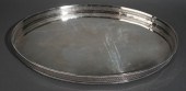 ENGLISH SILVERPLATE GALLERIED