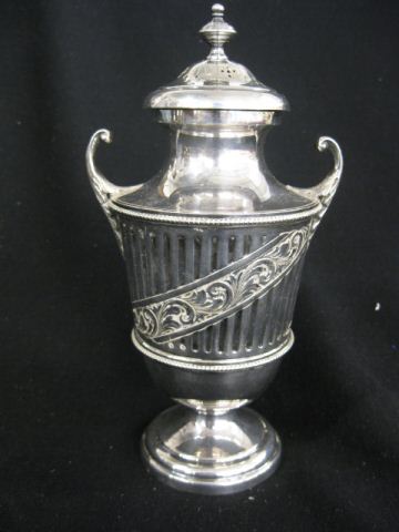 English Silverplate Muffineer or
