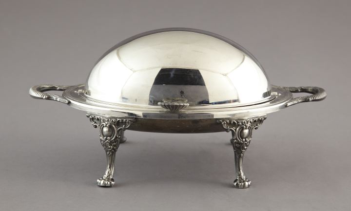 English Silverplate Roll-Top