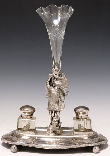ENGLISH SILVERPLATE SAINT GEORGE