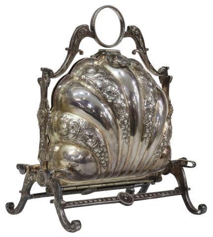 ENGLISH SILVERPLATE SHELL-FORM