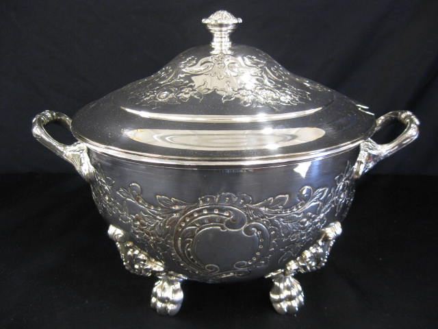 English Silverplate Soup Tureen