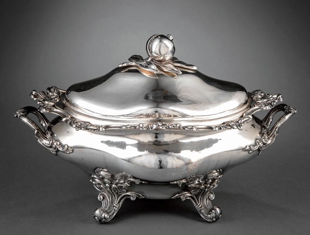 ENGLISH SILVERPLATE SOUP