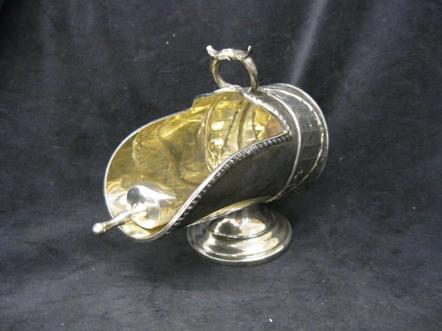 English Silverplate Sugar Bowl &