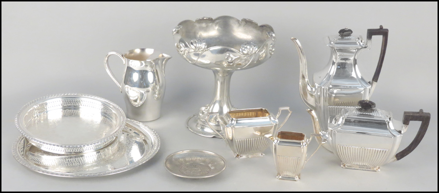 ENGLISH SILVERPLATE TEA AND