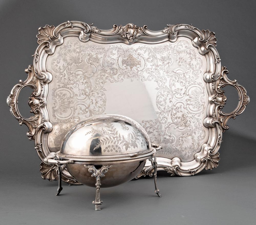 ENGLISH SILVERPLATE TEA