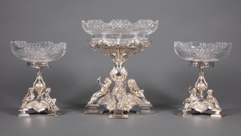 ENGLISH SILVERPLATE THREE-PIECE