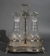 ENGLISH SILVERPLATE TREFOIL BO