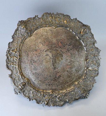 ENGLISH SILVERPLATED ALLEGORICAL