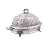 ENGLISH SILVERPLATED ENTREE DO