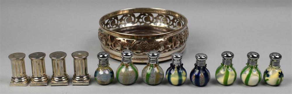 ENGLISH SILVERPLATED WINE COASTER