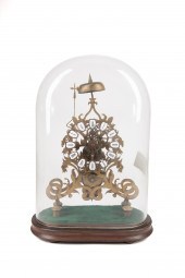 ENGLISH SKELETON CLOCK UNDER G