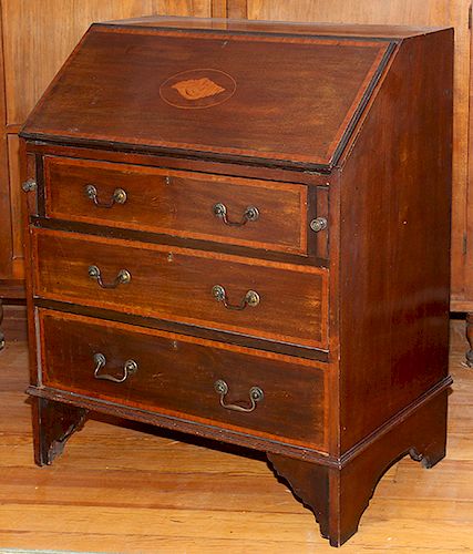 ENGLISH SLANT-TOP DESKA ca 1900
