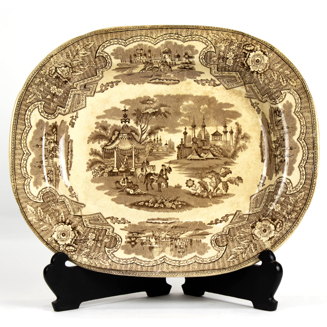 ENGLISH STAFFORDSHIRE BROWN AND