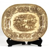 ENGLISH STAFFORDSHIRE BROWN AN