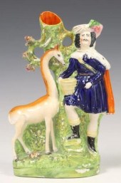 ENGLISH STAFFORDSHIRE SPILL VA