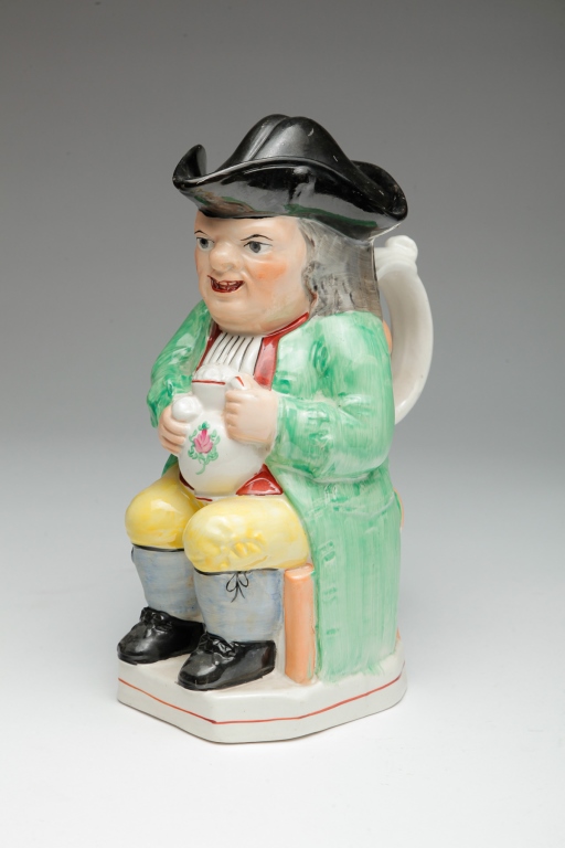 ENGLISH STAFFORDSHIRE TOBY JUG. Mid