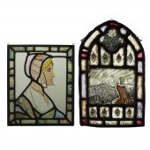ENGLISH
STAINED GLASS PANEL, C