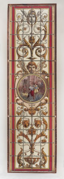 English Stained glass window with