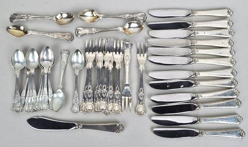 ENGLISH STERLING DEMITASSE FLATWARE