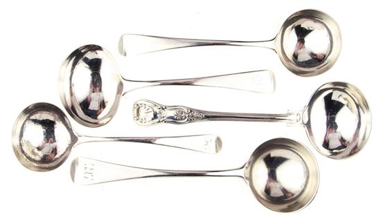 English sterling gravy ladles
